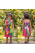 Hand Painted Rayon Kids Dress Hand Painted Rayon Kids Dress